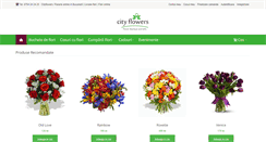 Desktop Screenshot of cityflowers.ro